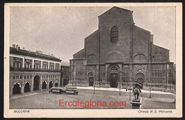 ae1941 - CARTOLINA  D'EPOCA - Bologna Città - Chiesa di S. Petronio