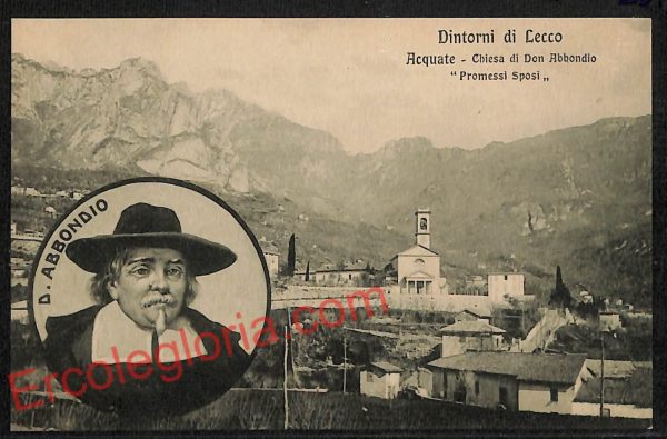 ag5927 - CARTOLINA D'EPOCA - Lecco Città - Promessi Sposi