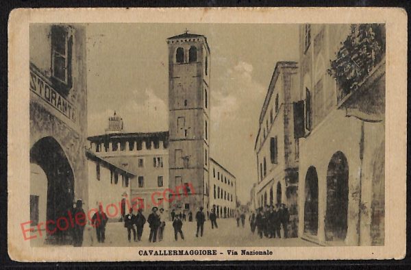 ae5764 - CARTOLINA D'EPOCA - Cuneo Provincia - Cavallermaggiore  1917