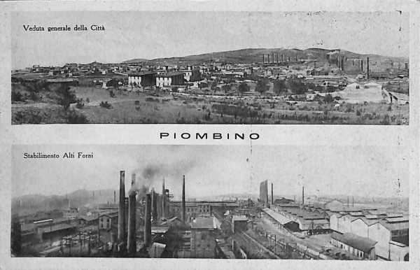 4823 - CARTOLINA D'EPOCA - Livorno Provincia - Piombino