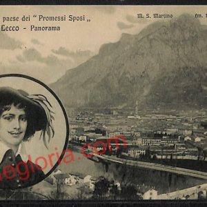 ag5928 - CARTOLINA D'EPOCA - Lecco Città - Promessi Sposi