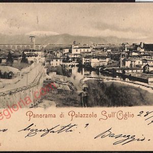 ae4383 - CARTOLINA D'EPOCA - Brescia Provincia -  Palazzolo sull' Oglio