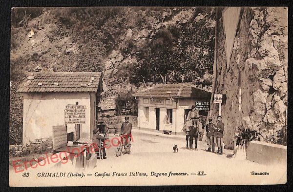ag5122 - CARTOLINA D'EPOCA - Imperia Provincia - Grimaldi