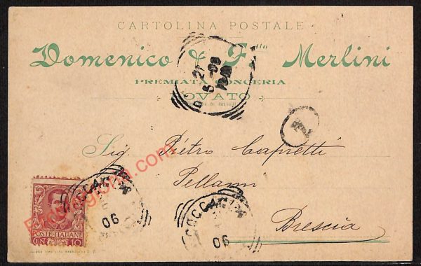 ae4397 - CARTOLINA D'EPOCA - Brescia Provincia - Rovato