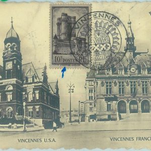 68654 - FRANCE  - Postal History -  MAXIMUM CARD 1951  -  ARCHITECTURE