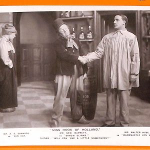 AA8543- VINTAGE POSTCARD - CINEMA  ACTORI : A.E.EDWARDS GEO BARRETT WALTER HYDE