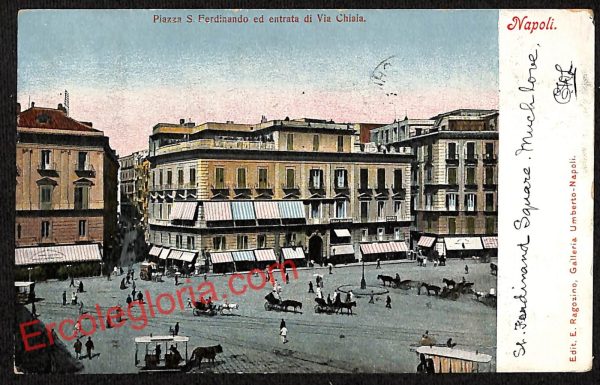 ag9560 - CARTOLINE D'EPOCA - Napoli Città - Piazza San Ferdinando