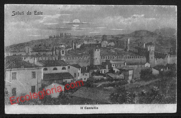 ah4496 - CARTOLINA D'EPOCA - Padova Provincia - Este