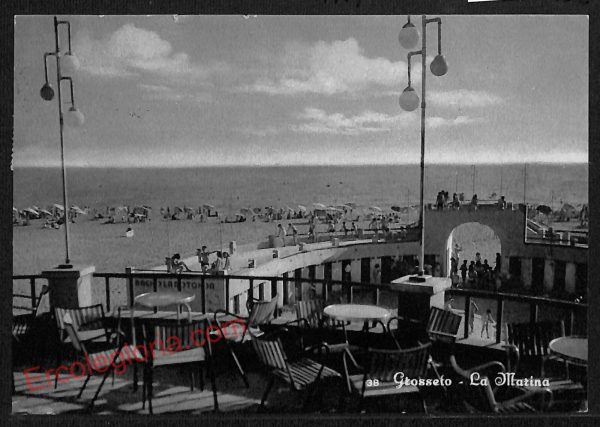ag1917 - CARTOLINA D'EPOCA - Grosseto Città - La Marina  1959