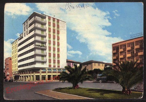 ag1919 - CARTOLINA D'EPOCA - Grosseto Città - Piazzale della Stazione