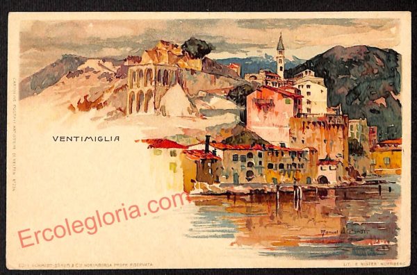 ag5156 - CARTOLINA D'EPOCA - Imperia Provincia - Ventimiglia