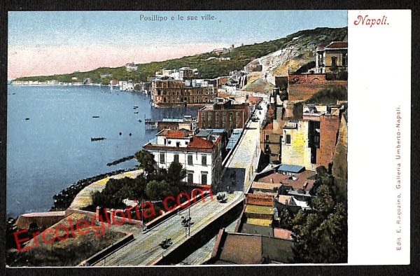 ag9563 - CARTOLINE D'EPOCA - Napoli Città - Posillipo