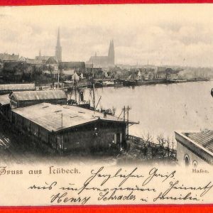 aa7517  - Ansichtskarten VINTAGE  POSTCARD: GERMANY Deutschland - Gruss LUBECK
