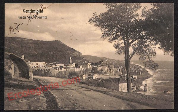 ag5186 - CARTOLINA D'EPOCA - Imperia Provincia - Ventimiglia   1910