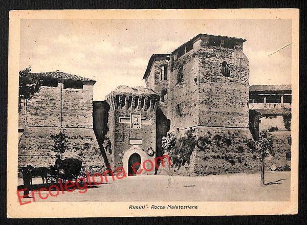 ai0769 - CARTOLINA D'EPOCA - Rimini Città - Rocca Malatestiana