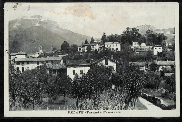 ab5362 -  CARTOLINA  D'EPOCA -  Varese Provincia  : VELATE  1916