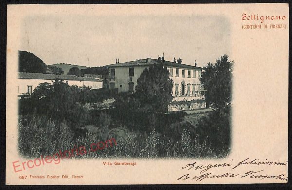 ae7960 - CARTOLINA D'EPOCA - Firenze Provincia - Settignano