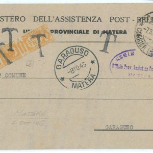 P2580 - ITALIA LUOGOTENENZA, 3 LIRE PER PACCHI, USATO COME TASSAZIONE, 8.10.1945