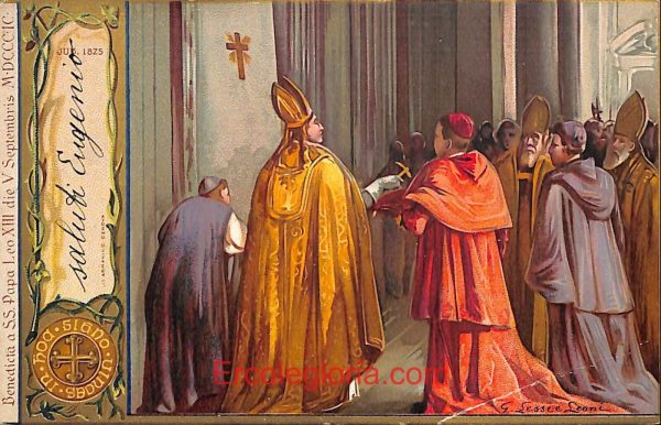 ad7743 - CARTOLINA D'EPOCA ILLUSTRATA - Roma - Papa Leo XIII