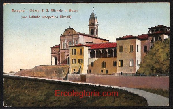 ae1946 - CARTOLINA  D'EPOCA - Bologna Città - Chiesa di S. Michele in Bosco