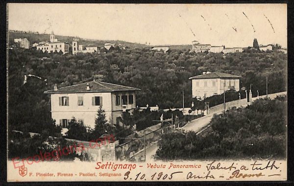 ae7971 - CARTOLINA D'EPOCA - Firenze Provincia - Settignano