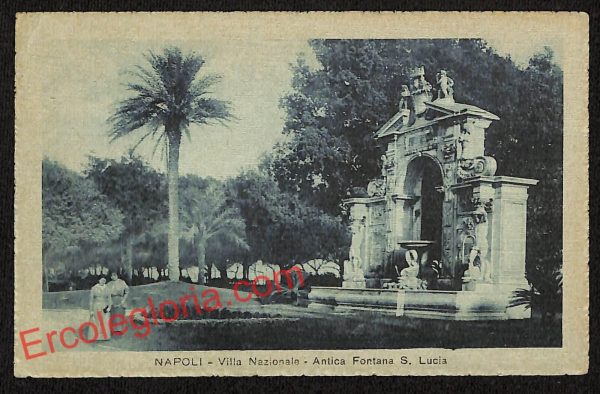 ag9575 - CARTOLINE D'EPOCA - Napoli Città - Antica Fontana San Lucia
