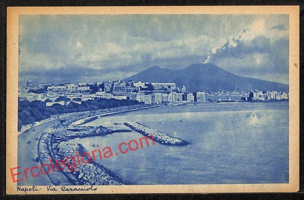 ag9579 - CARTOLINE D'EPOCA - Napoli Città - Via Caracciolo