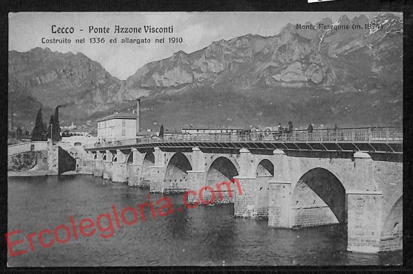 ag5933 - CARTOLINA D'EPOCA - Lecco Città - Ponte Azzone Visconti