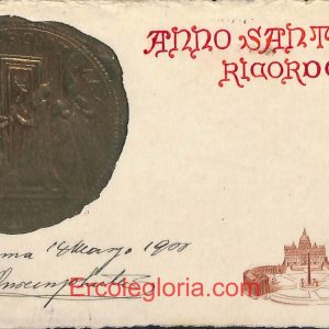 ad7756 - CARTOLINA D'EPOCA - Roma Città - Anno Santo  1900