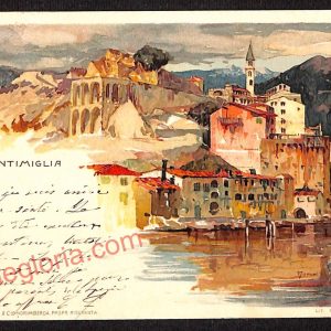 ag5193 - CARTOLINA D'EPOCA - Imperia Provincia - Ventimiglia