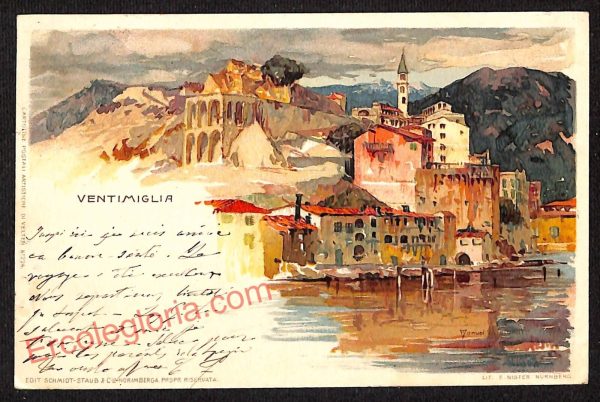 ag5193 - CARTOLINA D'EPOCA - Imperia Provincia - Ventimiglia