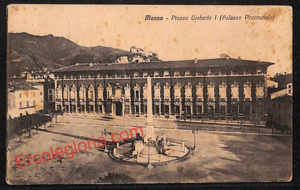 ag7828 - CARTOLINA D'EPOCA - Massa Carrara Città - Piazza Umberto I