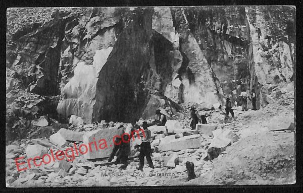 ag7831 - CARTOLINA D'EPOCA - Massa Carrara Città - Cave di Marmo