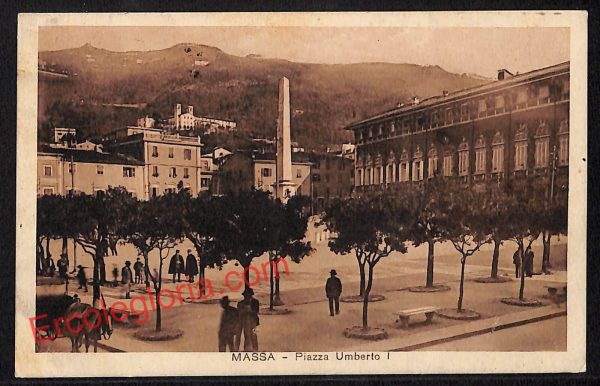 ag7832 - CARTOLINA D'EPOCA - Massa Carrara Città - Piazza Umberto I