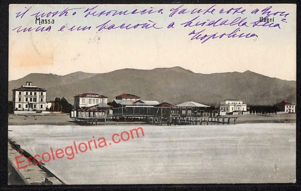 ag7836 - CARTOLINA D'EPOCA - Massa Carrara Città - Panorama