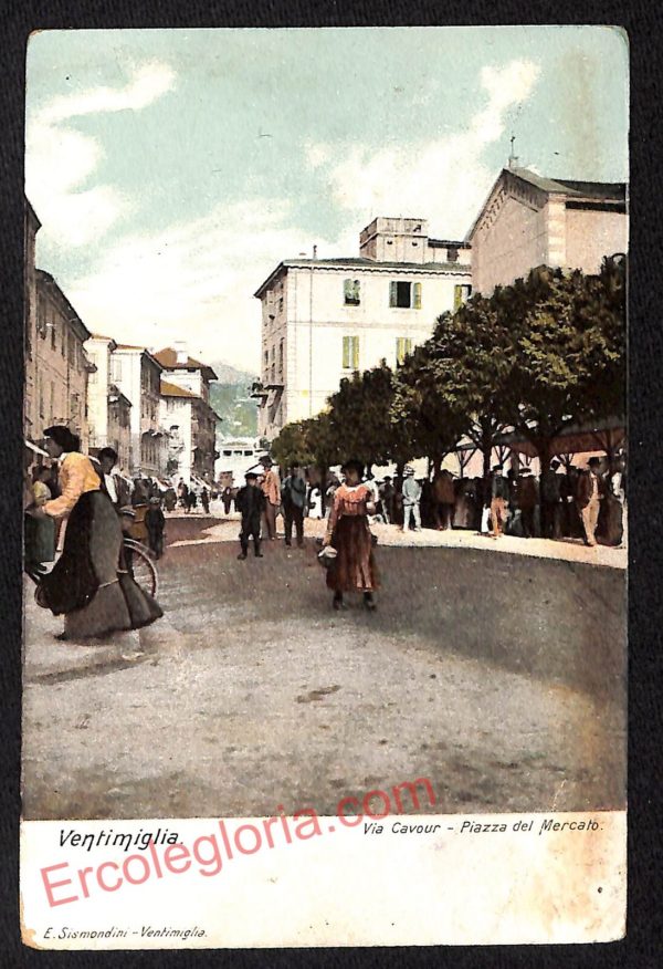 ag5205 - CARTOLINA D'EPOCA - Imperia Provincia - Ventimiglia