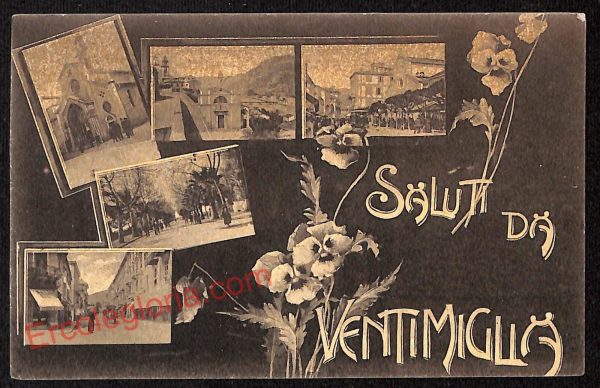 ag5207 - CARTOLINA D'EPOCA - Imperia Provincia - Ventimiglia