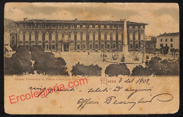 ag7839 - CARTOLINA D'EPOCA - Massa Carrara Città - Piazza Aranci