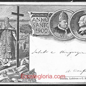 ad7767 - CARTOLINA D'EPOCA - Roma Città - Anno Santo  1900