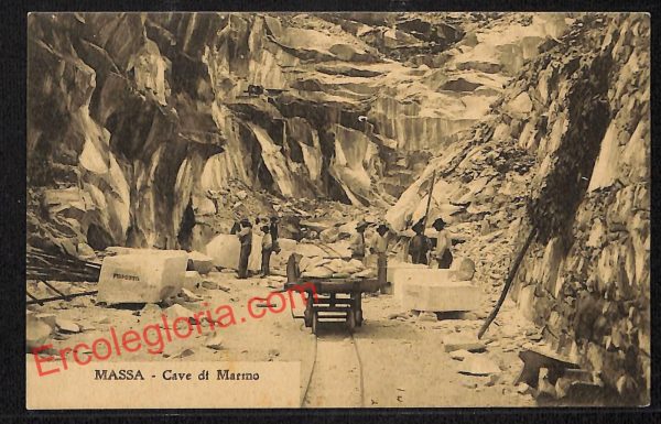 ag7843 - CARTOLINA D'EPOCA - Massa Carrara Città - Cave di Marmo