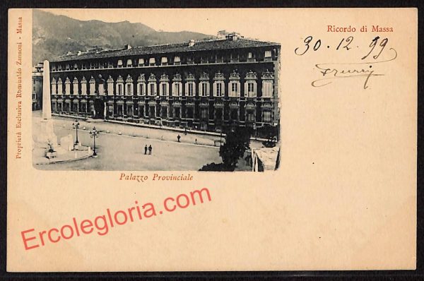 ag7844 - CARTOLINA D'EPOCA - Massa Carrara Città - Palazzo Provinciale