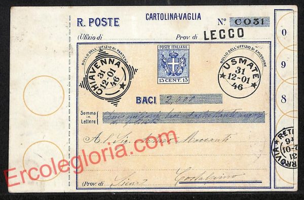 ag5935 - CARTOLINA D'EPOCA - Lecco Città