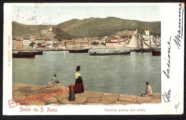 ag5219 - CARTOLINA D'EPOCA - Imperia Provincia - Sanremo