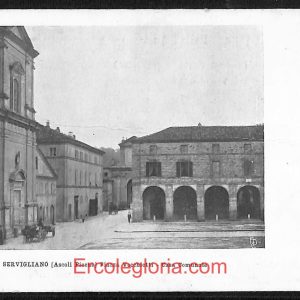 ae0635 - CARTOLINA  D'EPOCA - Ascoli Piceno Provincia - Servigliano  1900