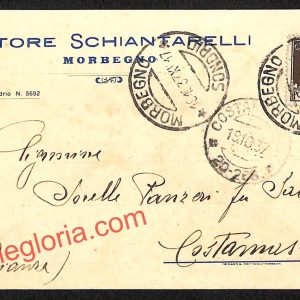 ai7082  - STORIA POSTALE - Sondrio Provincia - Morbegno