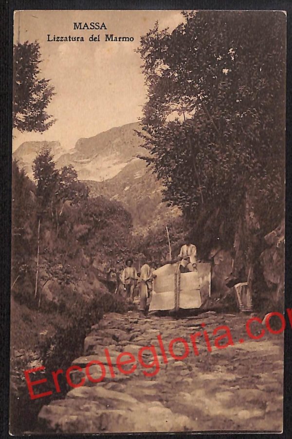 ag7871 - CARTOLINA D'EPOCA - Massa Carrara Città - Lizzatura del Marmo