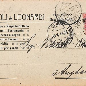ac2767 - CARTOLINA  D'EPOCA - Perugia Provincia - FOLIGNO  1914