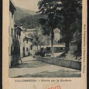 ag0087 - CARTOLINA D'EPOCA - Firenze Provincia - Vallombrosa  1902