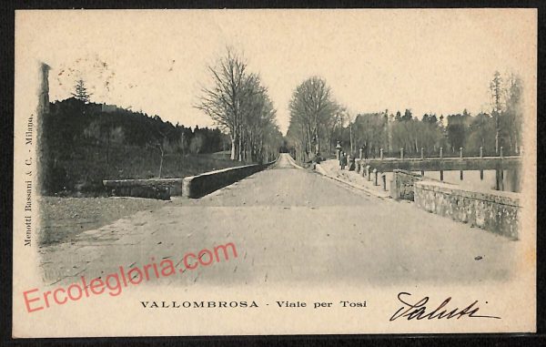ag0088 - CARTOLINA D'EPOCA - Firenze Provincia - Vallombrosa - immagine 2