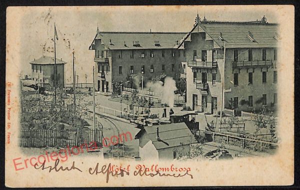 ag0091 - CARTOLINA D'EPOCA - Firenze Provincia - Vallombrosa  1902